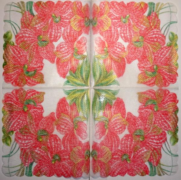 131 Orchids - 1-ply/Wave Edge - CS